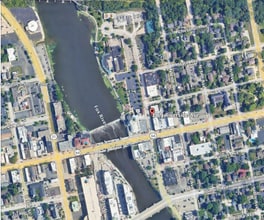 12-14 N Riverside Ave St, St Charles, IL - AERIAL  map view - Image1
