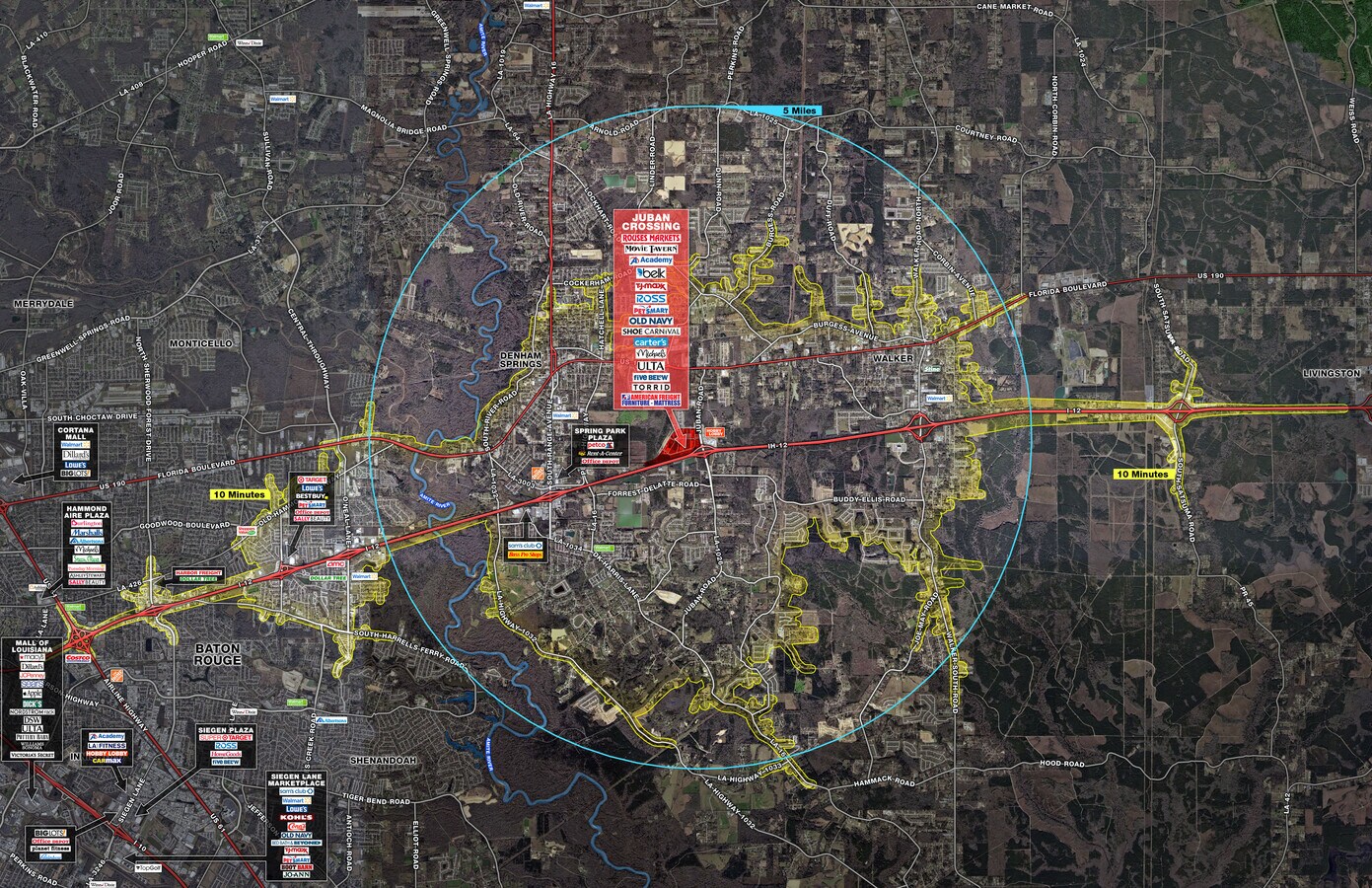 Juban Rd, Denham Springs, LA 70726 Juban Crossing