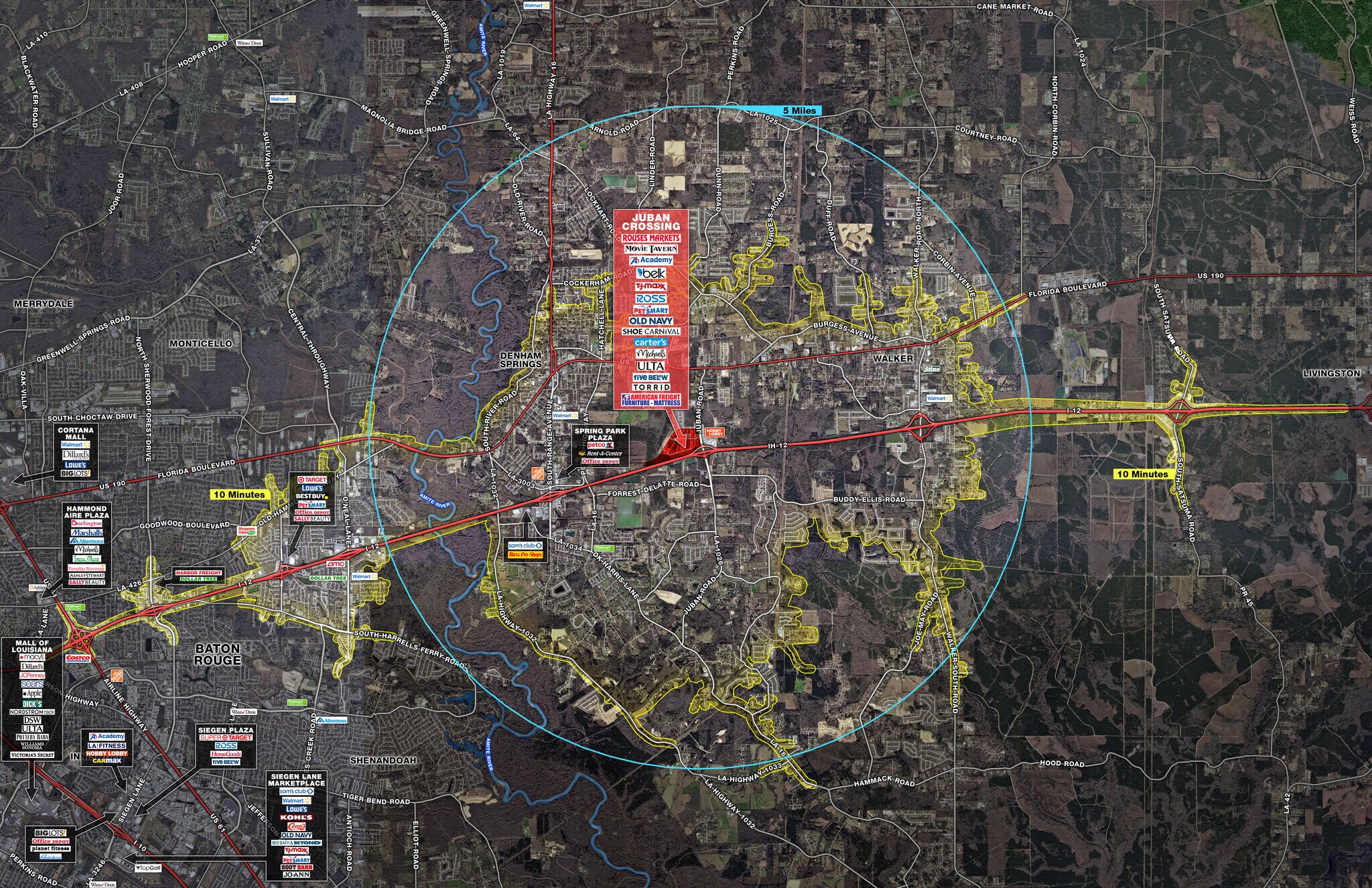 Juban Rd, Denham Springs, LA 70726 Juban Crossing