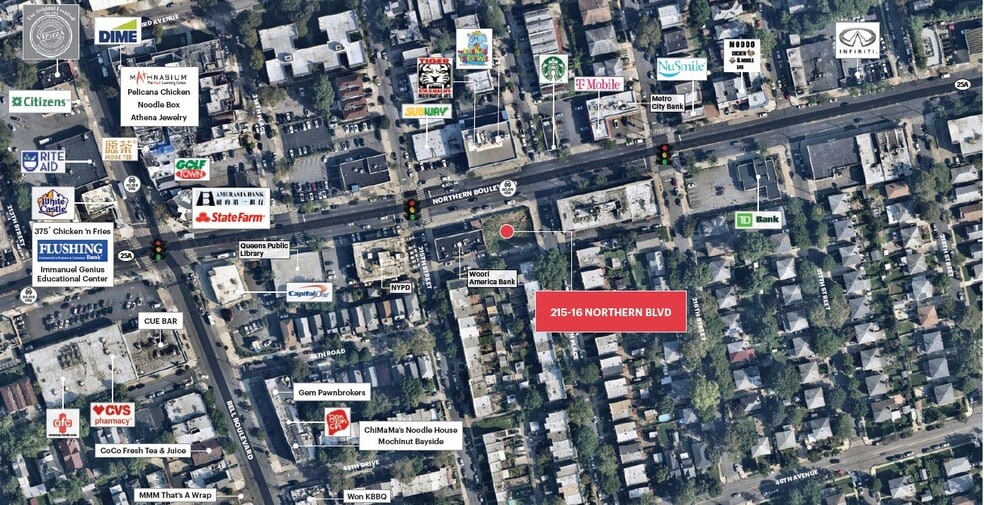 21516 Northern Blvd, Bayside, NY for lease - Aerial - Image 3 of 4