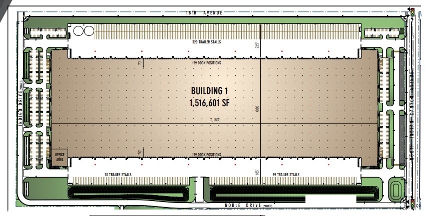 SWC N. Indian Canyon Dr & 18th Ave, North Palm Springs, CA for lease Site Plan- Image 1 of 1