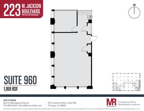 223 W Jackson Blvd, Chicago, IL for lease Floor Plan- Image 1 of 1