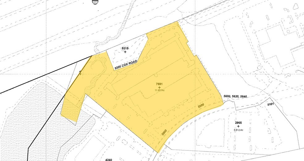 5500 Cox Rd, Glen Allen, VA for lease - Plat Map - Image 2 of 5