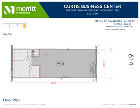 713 E Ordnance Rd, Baltimore, MD for lease Floor Plan- Image 1 of 1