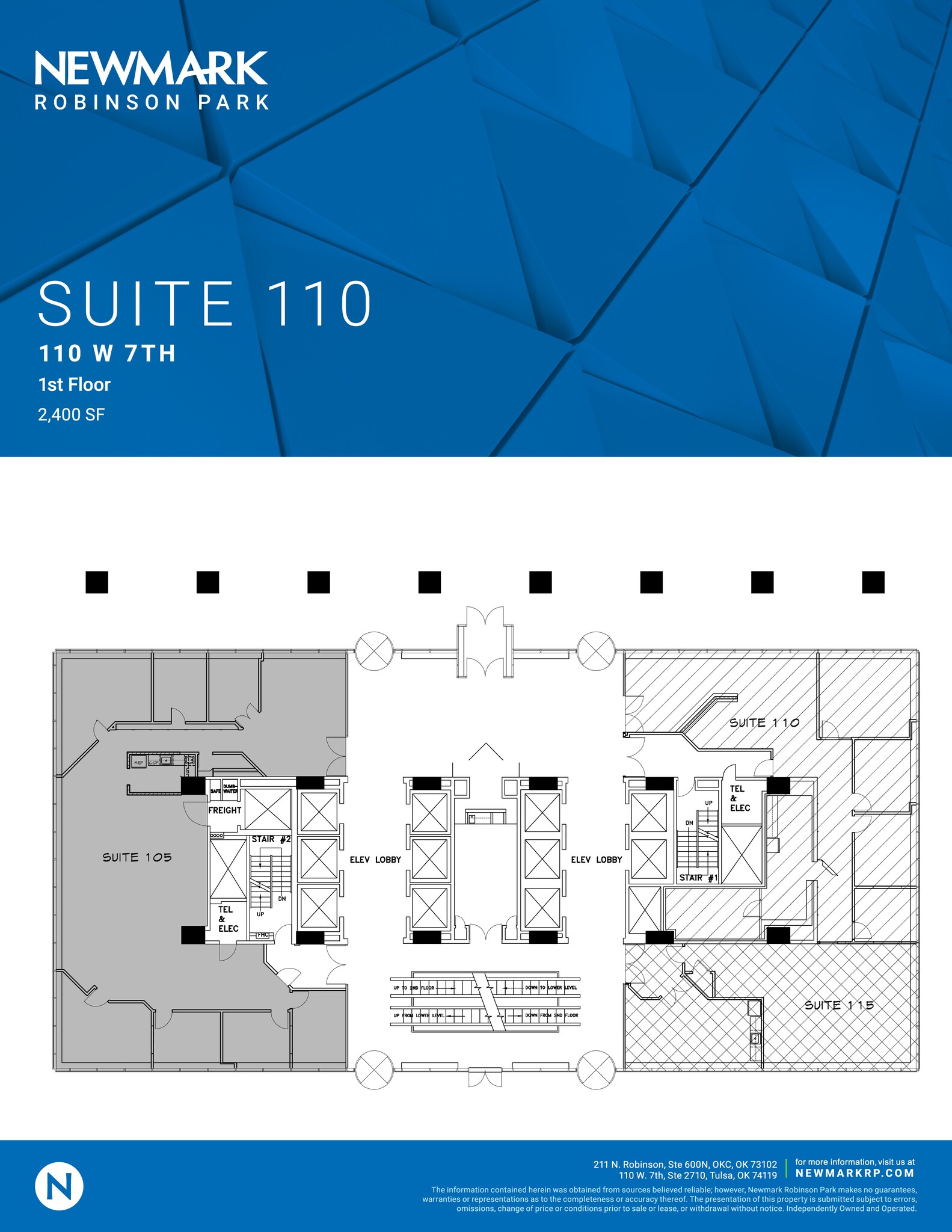 110 W 7th St S, Tulsa, OK for lease Site Plan- Image 1 of 1