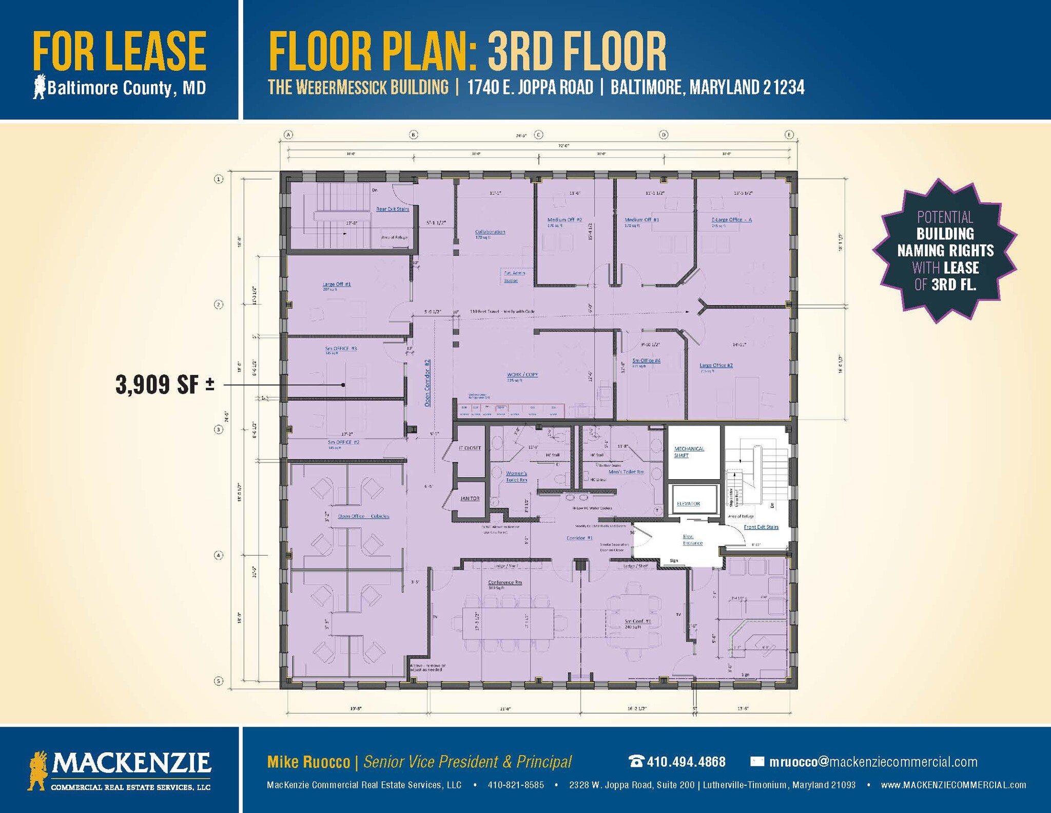 1740 E Joppa Rd, Parkville, MD for lease Floor Plan- Image 1 of 1