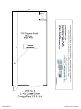 21410-21420 Chase St, Canoga Park, CA for lease Floor Plan- Image 1 of 2