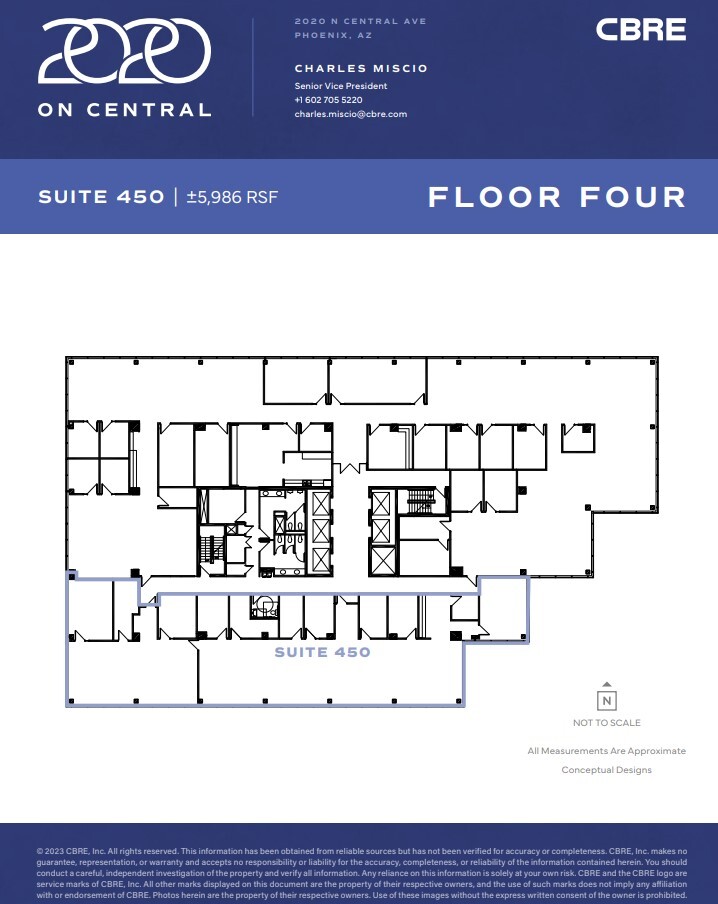 2020 N Central Ave, Phoenix, AZ for lease Floor Plan- Image 1 of 1