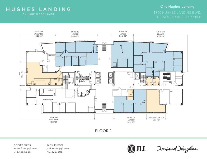 1800 Hughes Landing Blvd, The Woodlands, TX for lease Floor Plan- Image 1 of 1