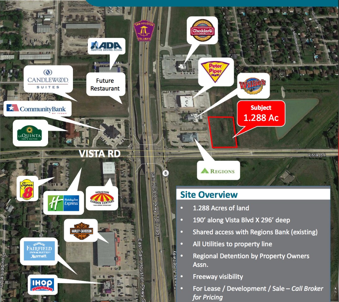 Vista Rd & E Sam Houston Parkway, Pasadena, TX for sale Building Photo- Image 1 of 1