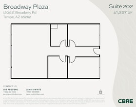 1232 E Broadway Rd, Tempe, AZ for lease Floor Plan- Image 1 of 1