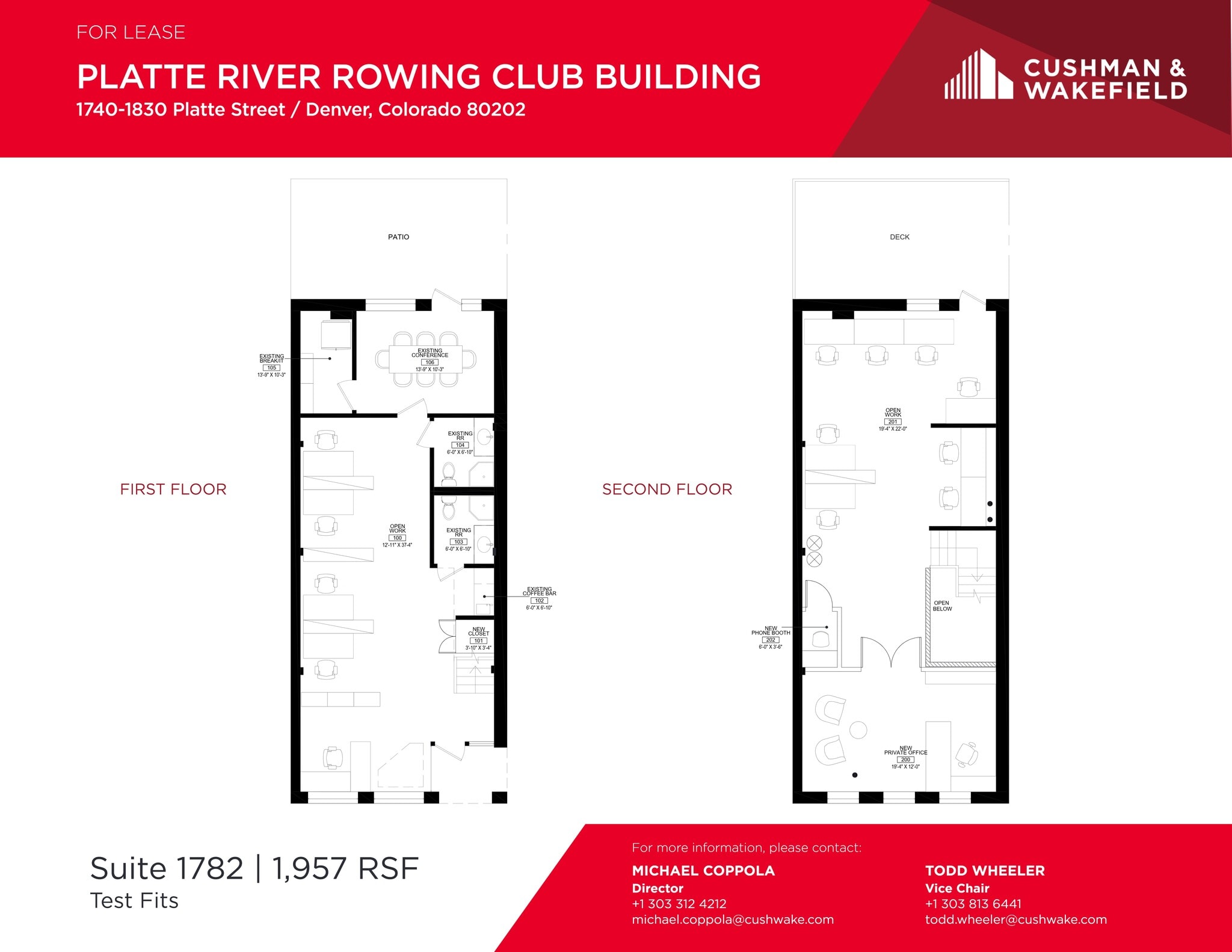1740-1830 Platte St, Denver, CO for lease Site Plan- Image 1 of 2