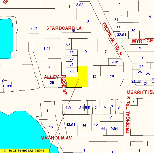 440 W Merritt Island Cswy, Merritt Island, FL for sale - Plat Map - Image 3 of 5