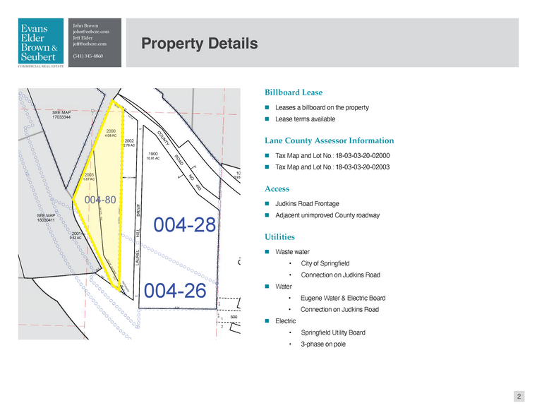 Judkins Road & Judkins Dedicated Road, Eugene, OR for sale - Building Photo - Image 3 of 4