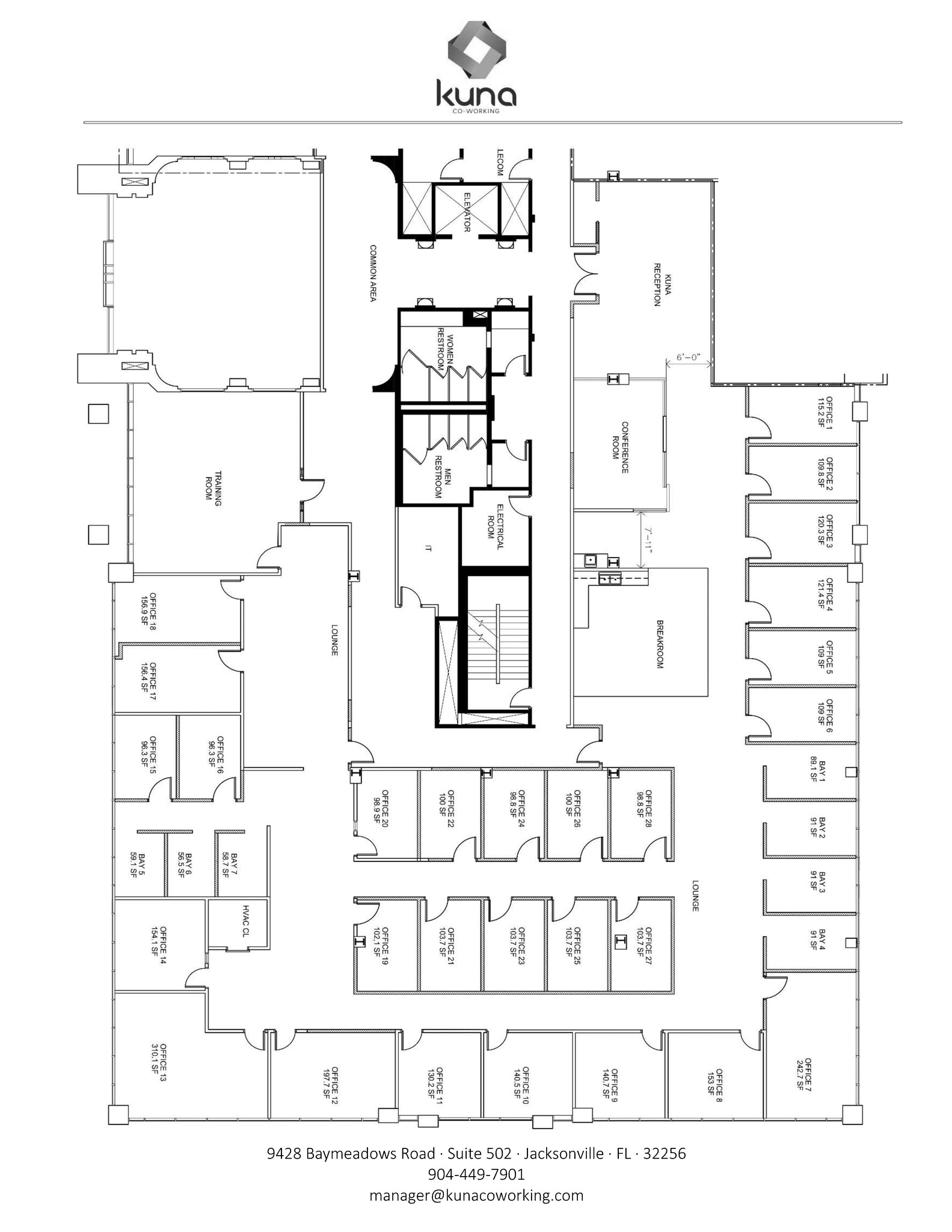 7751 Belfort Pky, Jacksonville, FL for lease Site Plan- Image 1 of 1