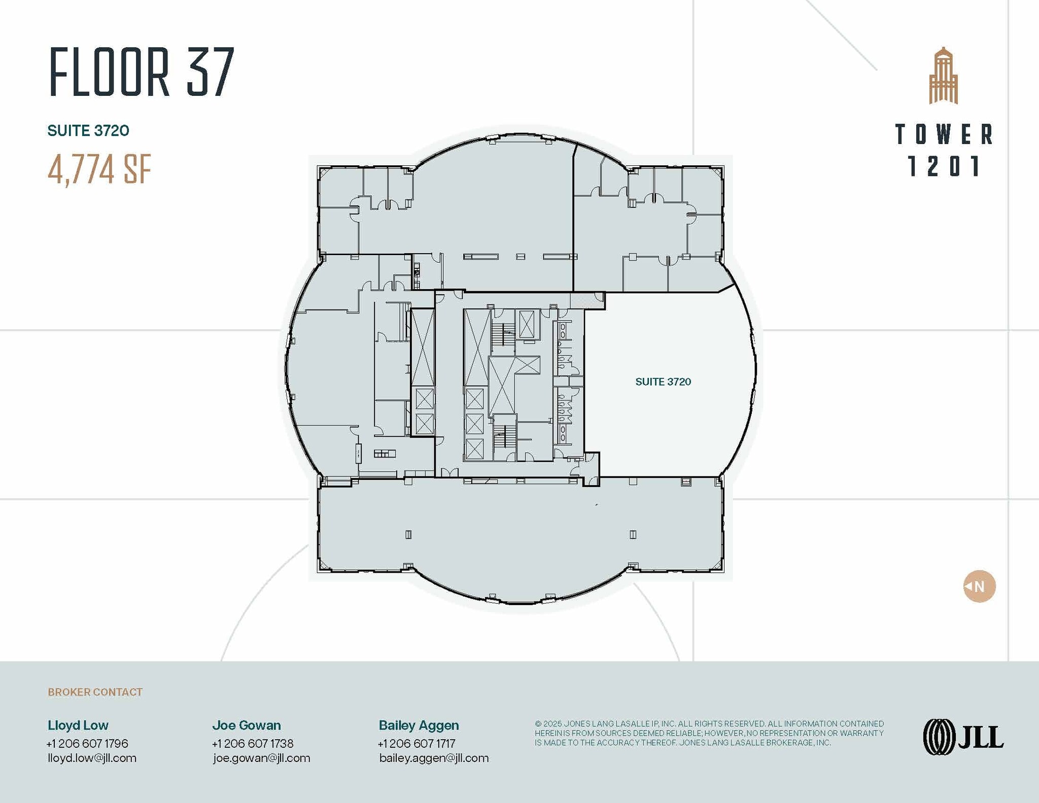 1201 3rd Ave, Seattle, WA for lease Floor Plan- Image 1 of 1