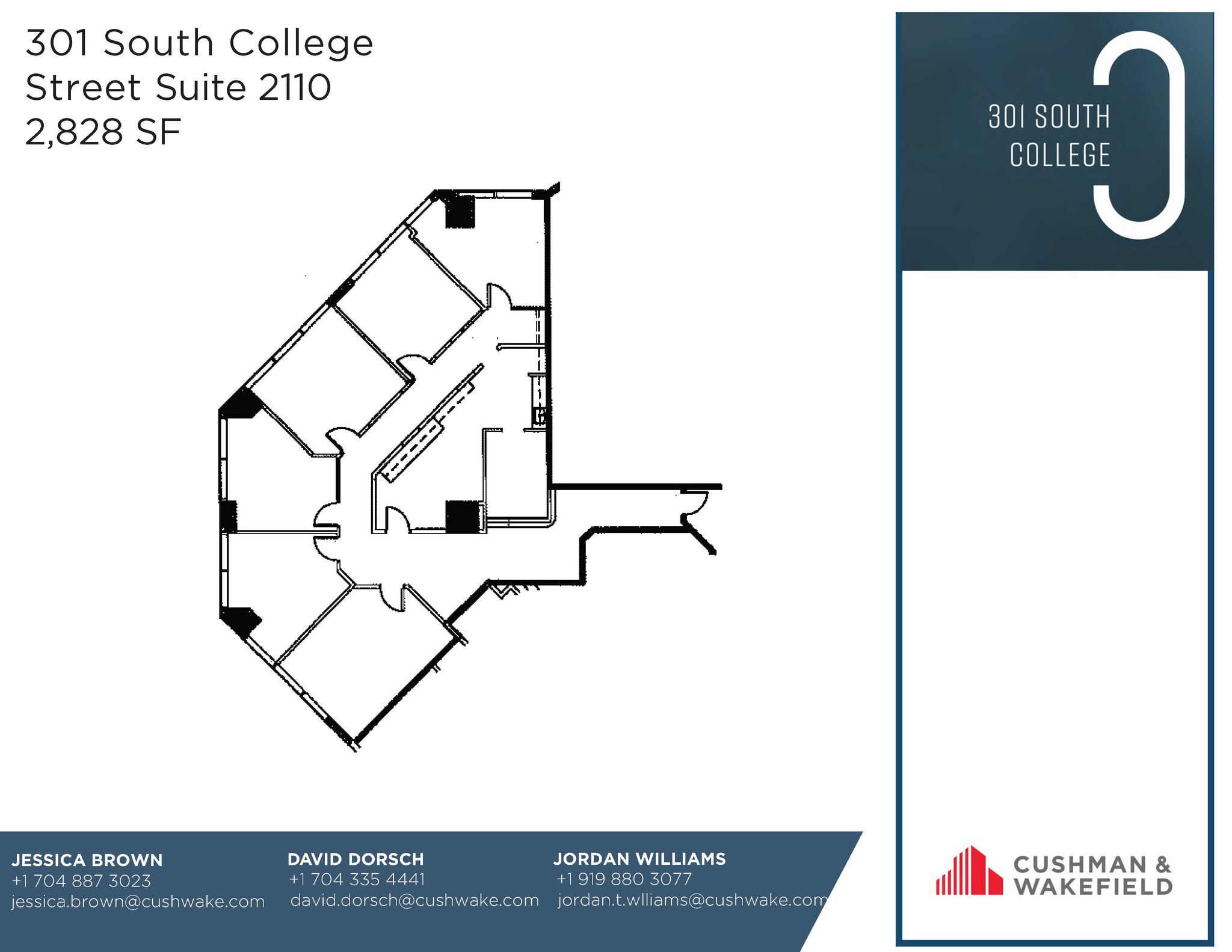 301 S College St, Charlotte, NC for lease Floor Plan- Image 1 of 1