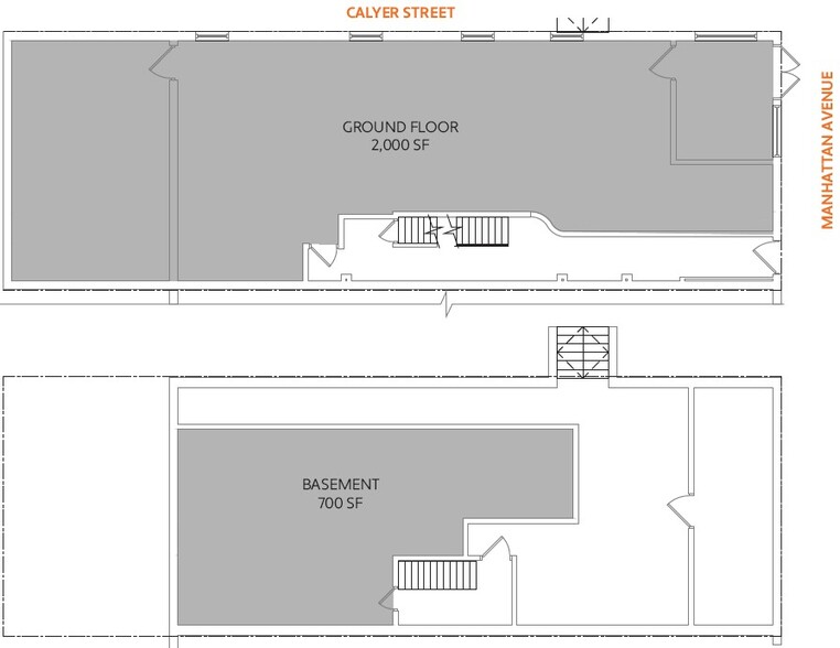 814 Manhattan Ave, Brooklyn, NY for lease - Floor Plan - Image 2 of 3