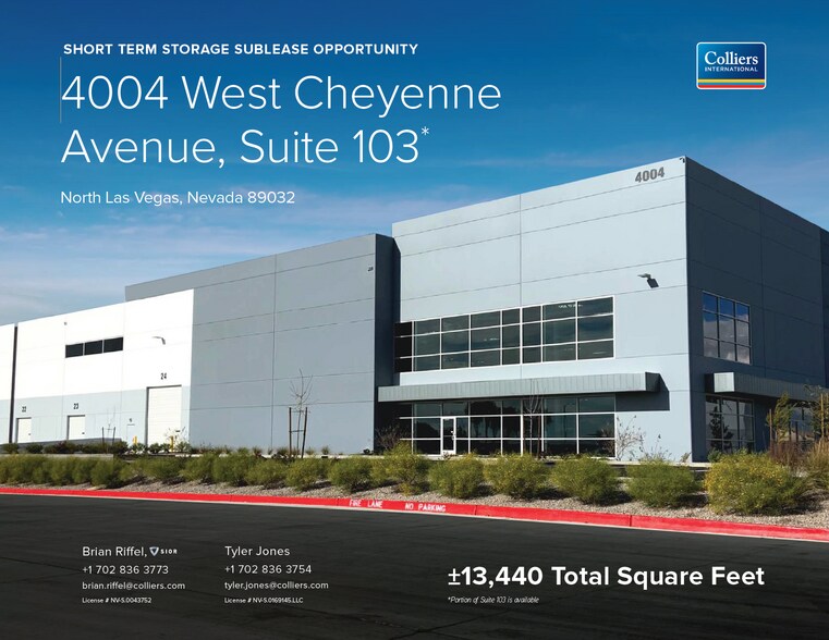 4004 W Cheyenne Ave, North Las Vegas, NV for sale - Building Photo - Image 1 of 1