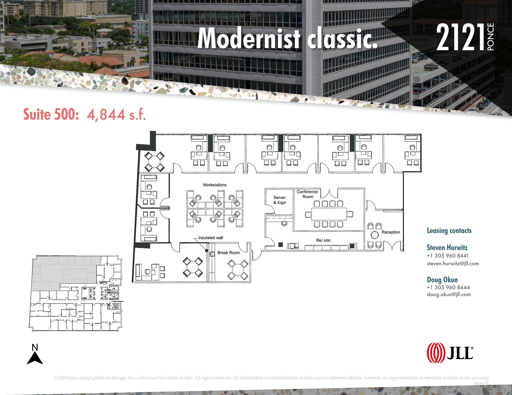 2121 Ponce de Leon Blvd, Coral Gables, FL for lease Site Plan- Image 1 of 1