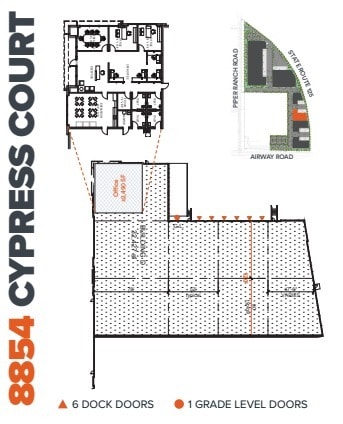 8841 Sage Way, San Diego, CA for lease Floor Plan- Image 1 of 1