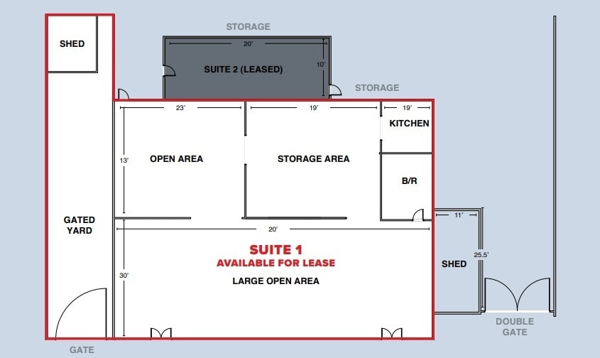 306 S Ironwood Dr, Apache Junction, AZ for lease Floor Plan- Image 1 of 1