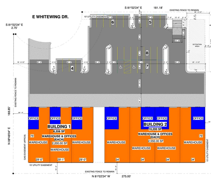 1100 Whitewing Ave, McAllen, TX for lease - Site Plan - Image 3 of 3