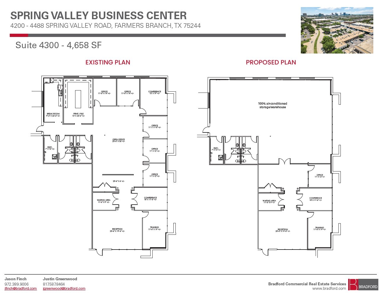 4440-4460 Spring Valley Rd, Dallas, TX for lease Floor Plan- Image 1 of 1