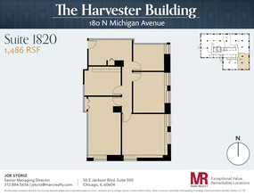 180 N Michigan Ave, Chicago, IL for lease Floor Plan- Image 1 of 7