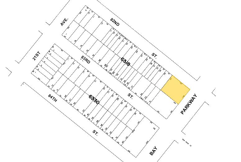 8200 Bay Pky, Brooklyn, NY for sale - Plat Map - Image 1 of 1