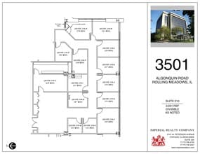 3501 Algonquin Rd, Rolling Meadows, IL for lease Site Plan- Image 1 of 1