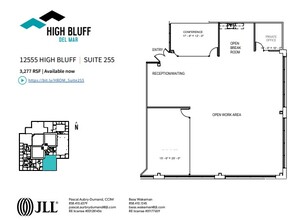 12555 High Bluff Dr, San Diego, CA for lease Floor Plan- Image 1 of 1