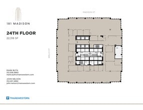 181 W Madison St, Chicago, IL for lease Site Plan- Image 2 of 2