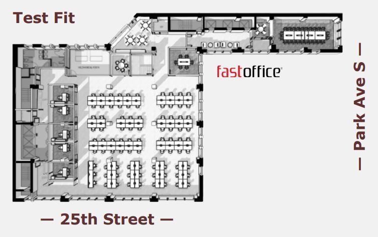 352 Park Ave S, New York, NY for lease Floor Plan- Image 1 of 2