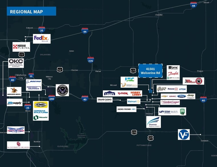 41501 Wolverine Rd, Shawnee, OK for sale - Aerial - Image 3 of 24