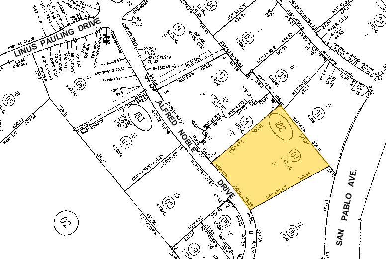 730-740 Alfred Nobel Dr, Hercules, CA for lease - Plat Map - Image 2 of 35