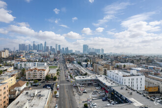 2500 W 8th St, Los Angeles, CA - aerial  map view