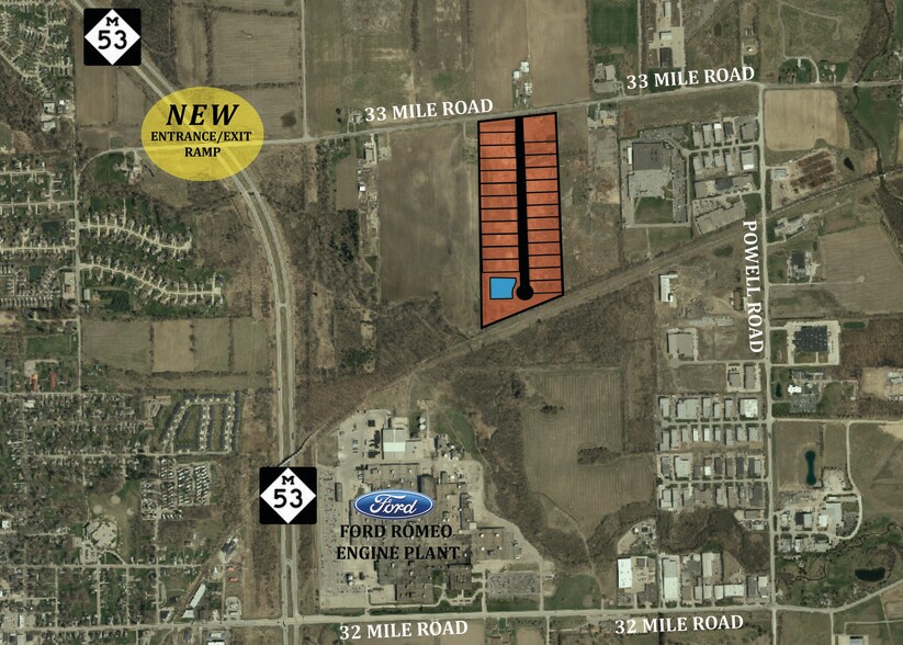 33 Mile Rd & M53, Bruce Township, MI 48065