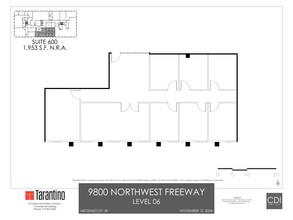 9800 Northwest Fwy, Houston, TX for lease Site Plan- Image 1 of 1