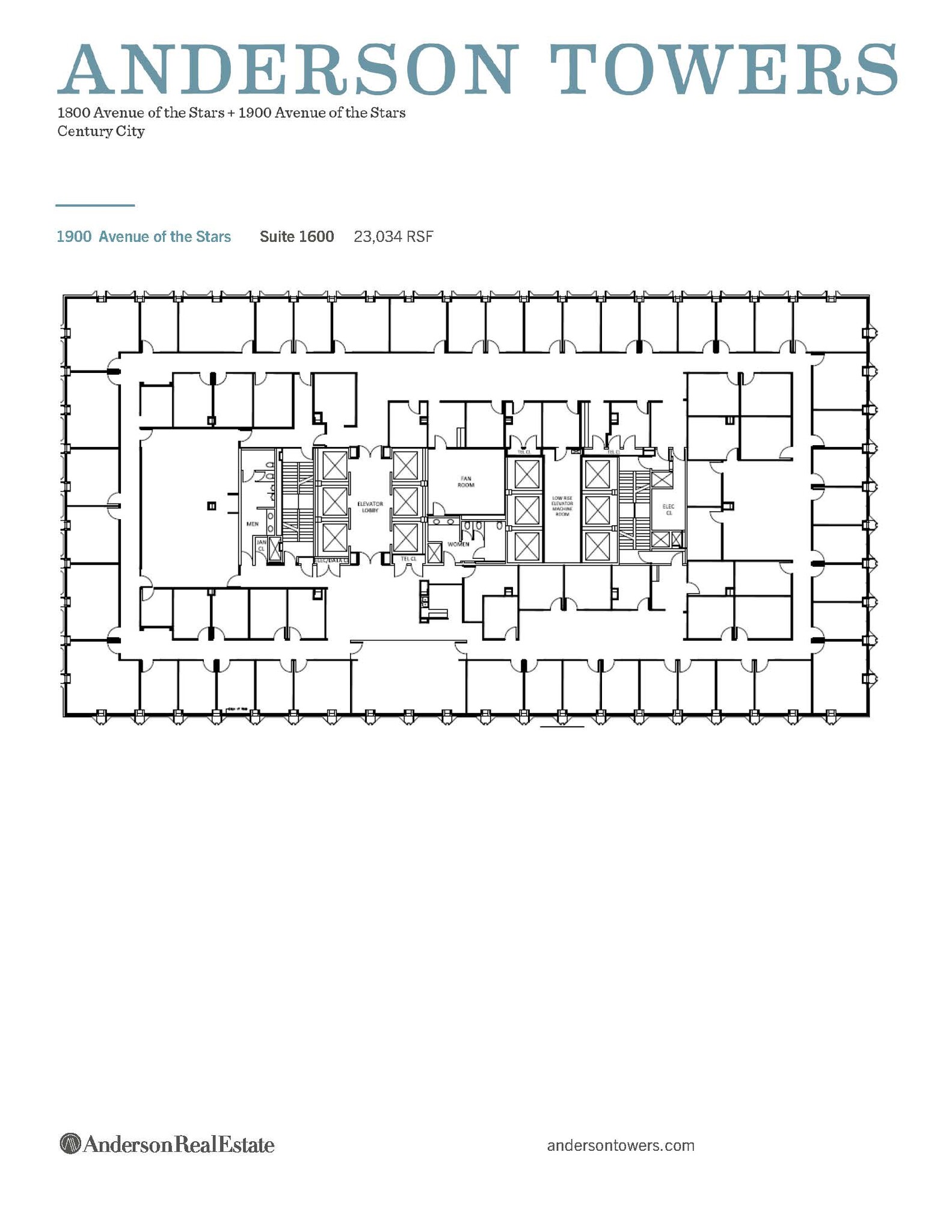 1800 Avenue of the Stars, Los Angeles, CA for lease Floor Plan- Image 1 of 1