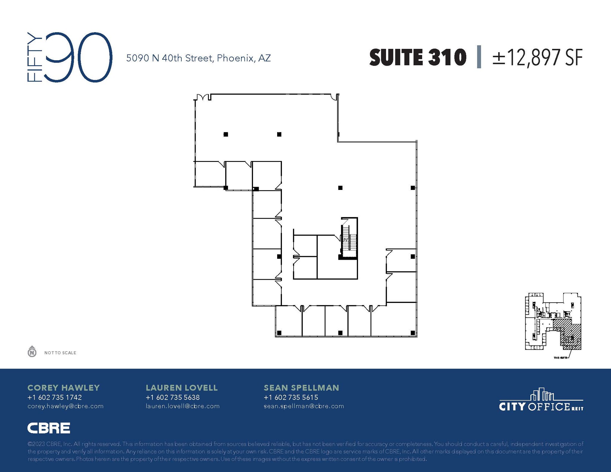 5090 N 40th St, Phoenix, AZ for lease Floor Plan- Image 1 of 1