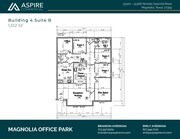 Magnolia Office Park_FloorPlan Building 4_Suite B_(1,512)SF