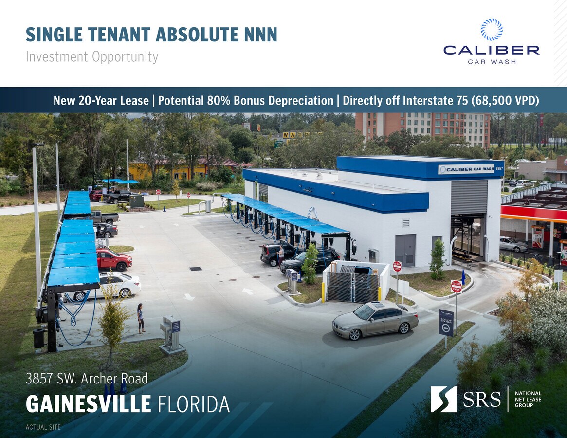 3857 SW Archer Rd, Gainesville, FL 32608 Caliber Car Wash