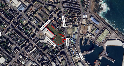 St. Peter St, Peterhead, ABD - aerial  map view