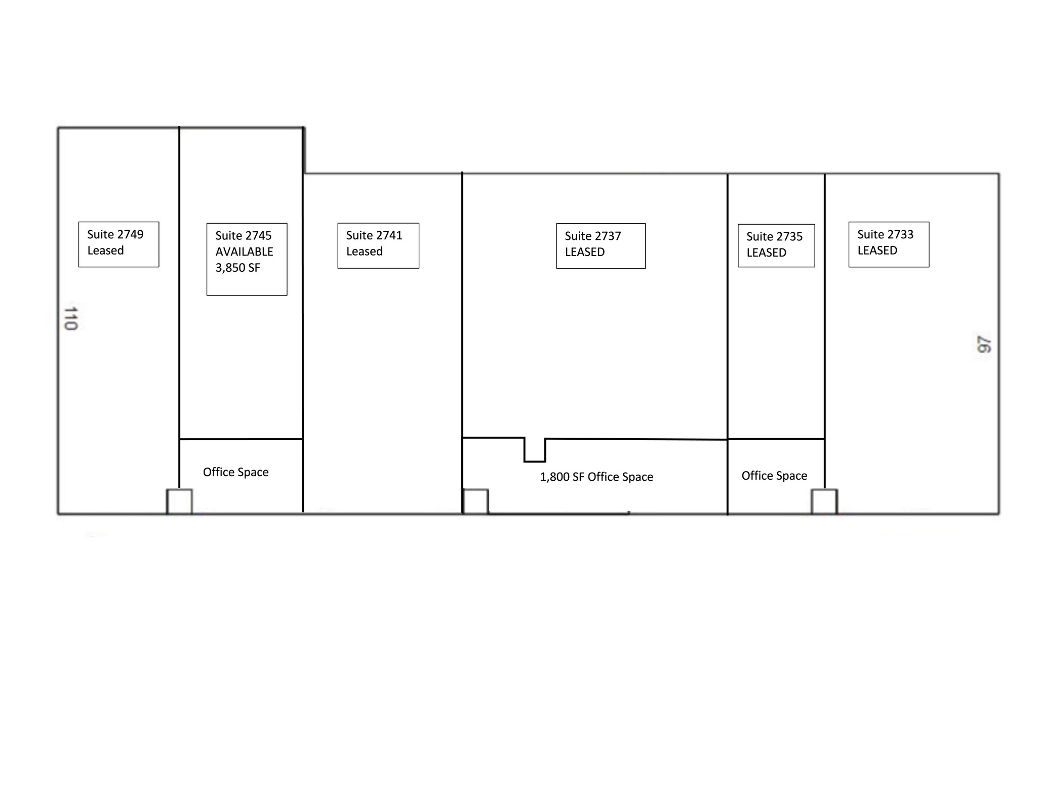 2737-2749 W California Ave, Oklahoma City, OK for lease Site Plan- Image 1 of 3