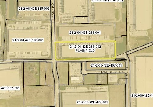 1399 Perry Rd, Plainfield, IN for lease - Plat Map - Image 3 of 3