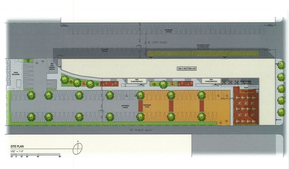 1534 S Western Ave, Chicago, IL for lease - Site Plan - Image 2 of 2