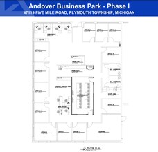 47075-47119 Five Mile Rd, Plymouth, MI for lease Floor Plan- Image 1 of 2