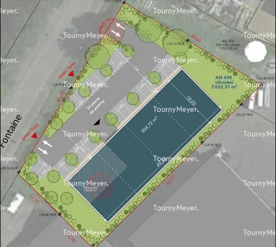 Flex in Vezin-le-Coquet for lease Site Plan- Image 1 of 2