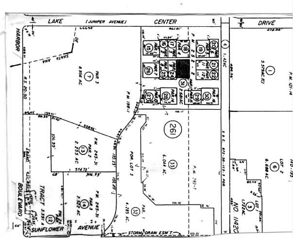 3518 Lake Center Dr, Santa Ana, CA for sale - Plat Map - Image 3 of 7